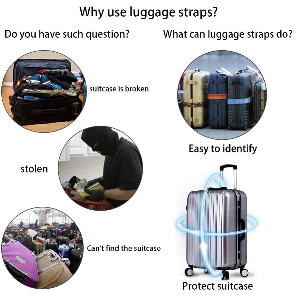 Adjustable Travel Luggage Strap