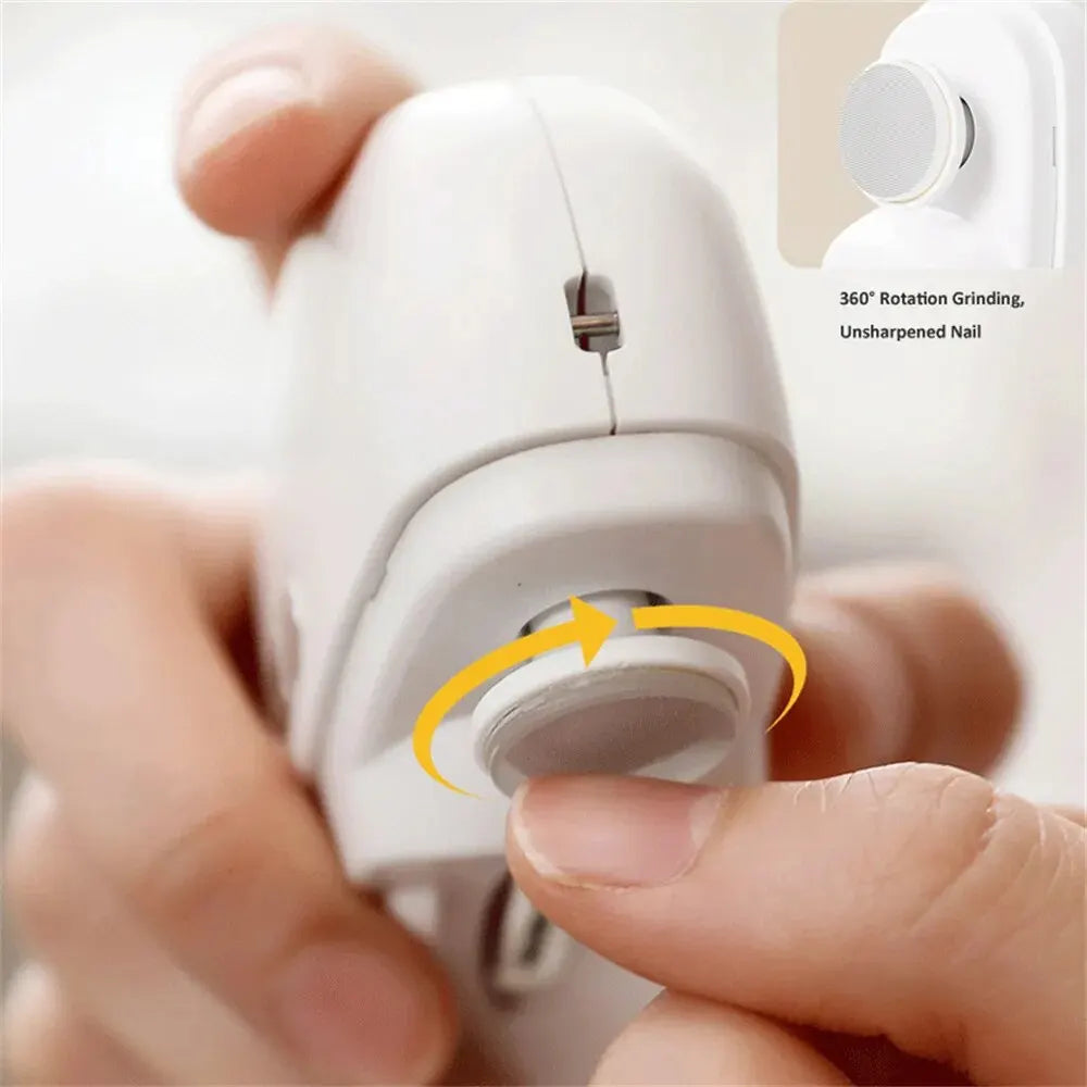 2-in-1 Rechargeable Electric Nail Clipper & Polisher