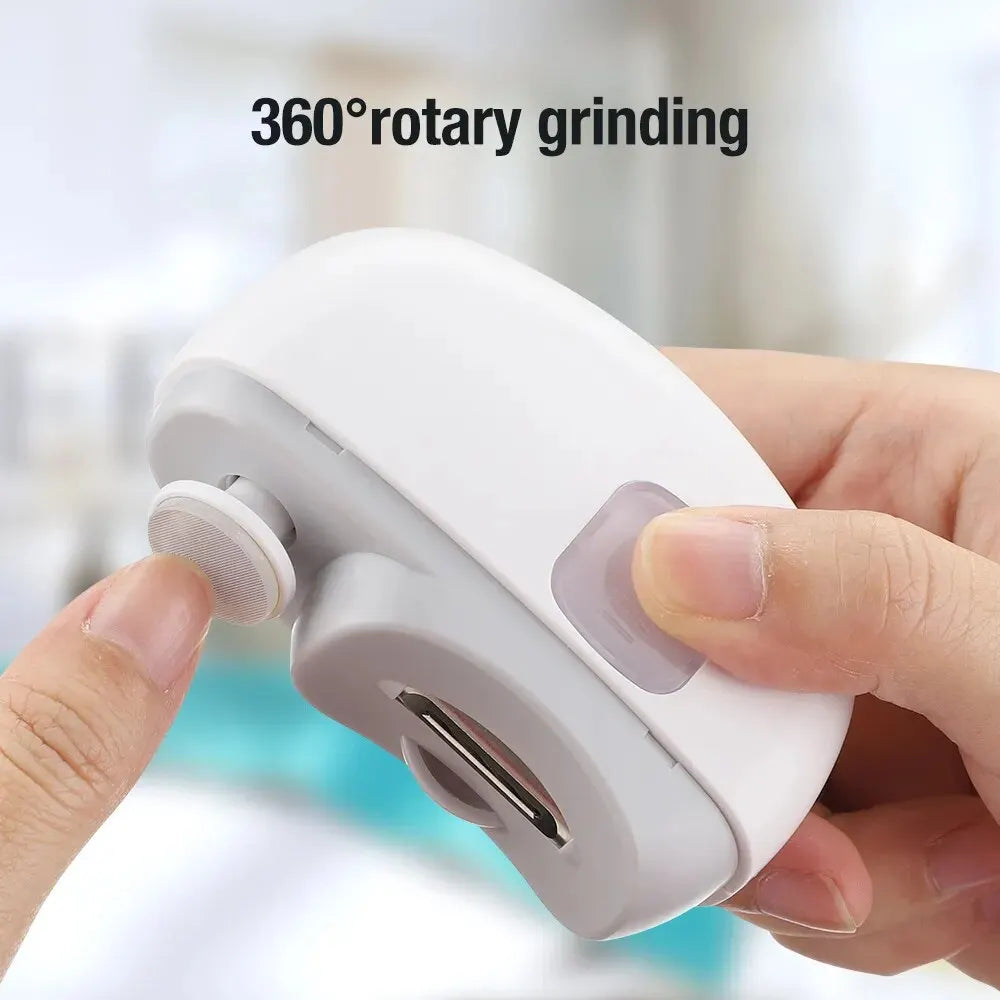 2-in-1 Rechargeable Electric Nail Clipper & Polisher