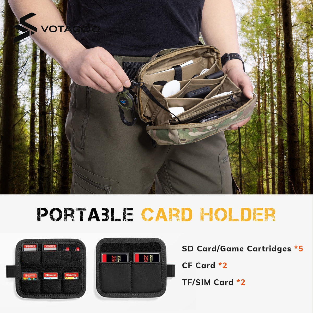 VOTAGOO® Tech Organizer Pouch