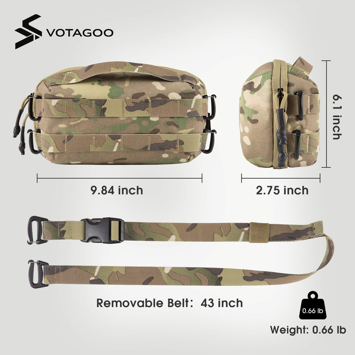 VOTAGOO® Tech Organizer Pouch