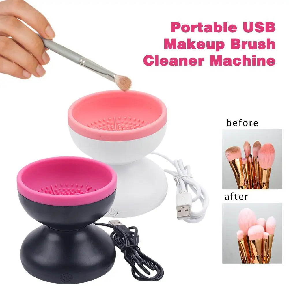 Automatic Makeup Brush Cleaner