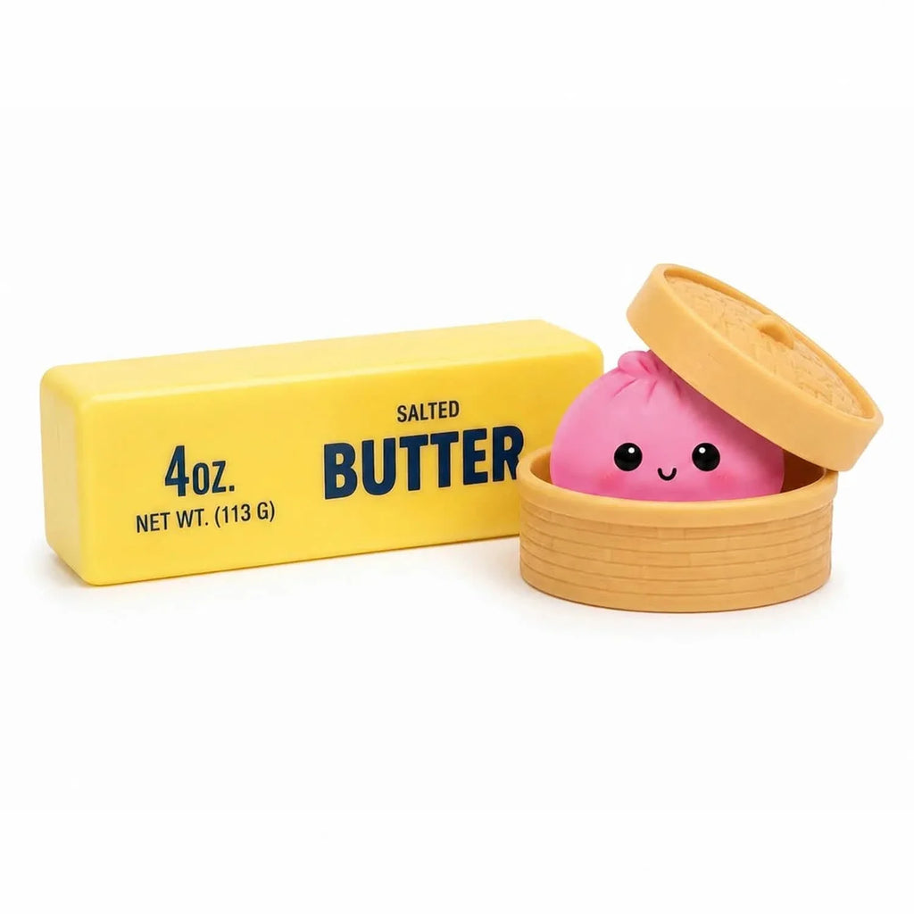 2-Pack Dumpling + Butter Squishy Set