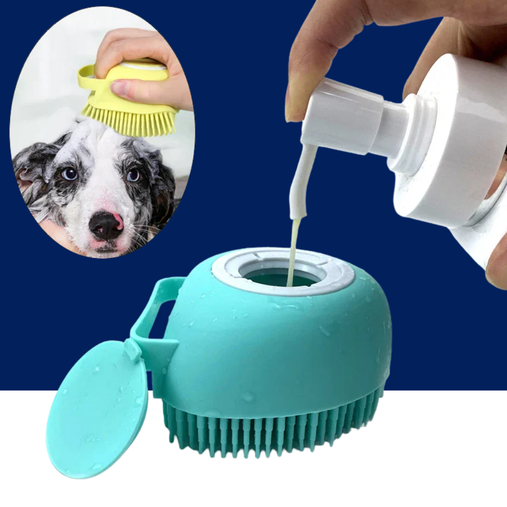 Soft Silicone Pet Bath & Massage Brush