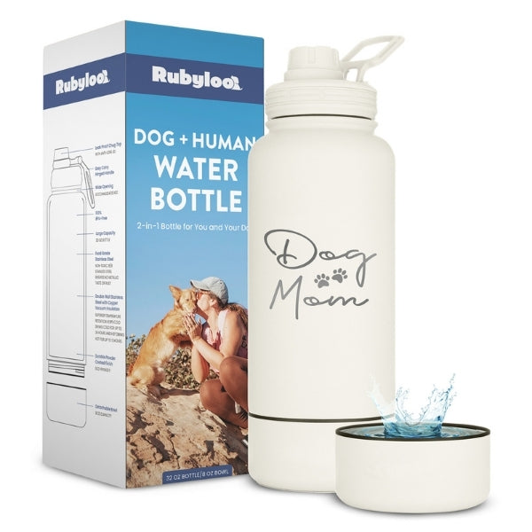 Rubyloo 2-in-1 Dog + Human Water Bottle