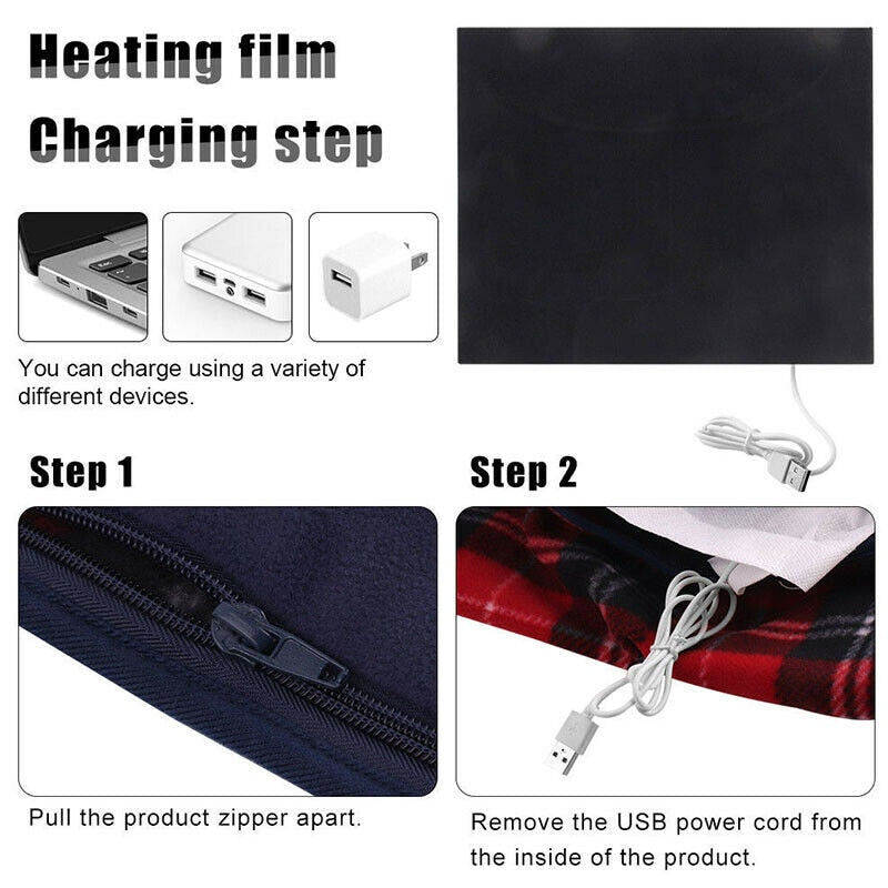 Portable USB Heated Blanket
