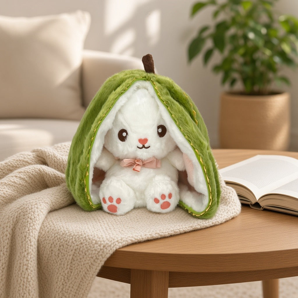 Reversible Fruit Bunny Plush