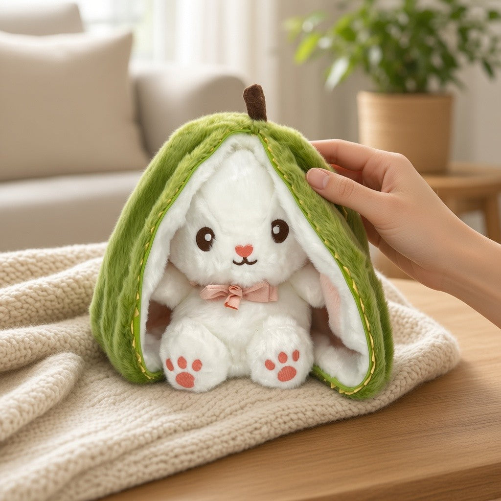 Reversible Fruit Bunny Plush
