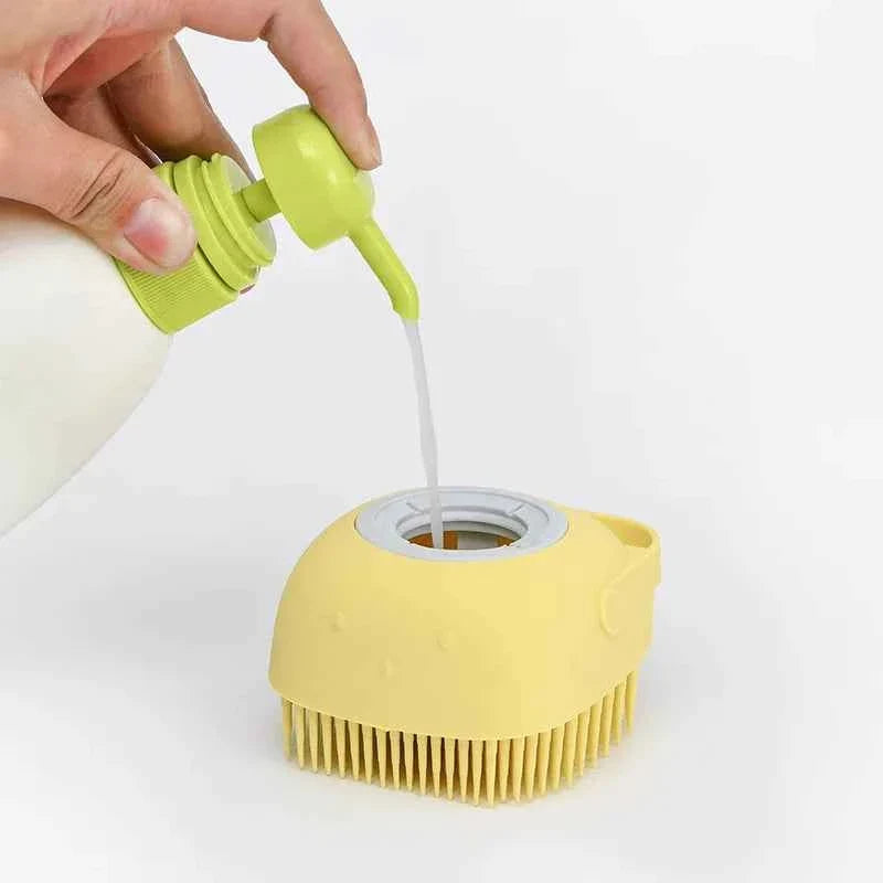 Soft Silicone Pet Bath & Massage Brush