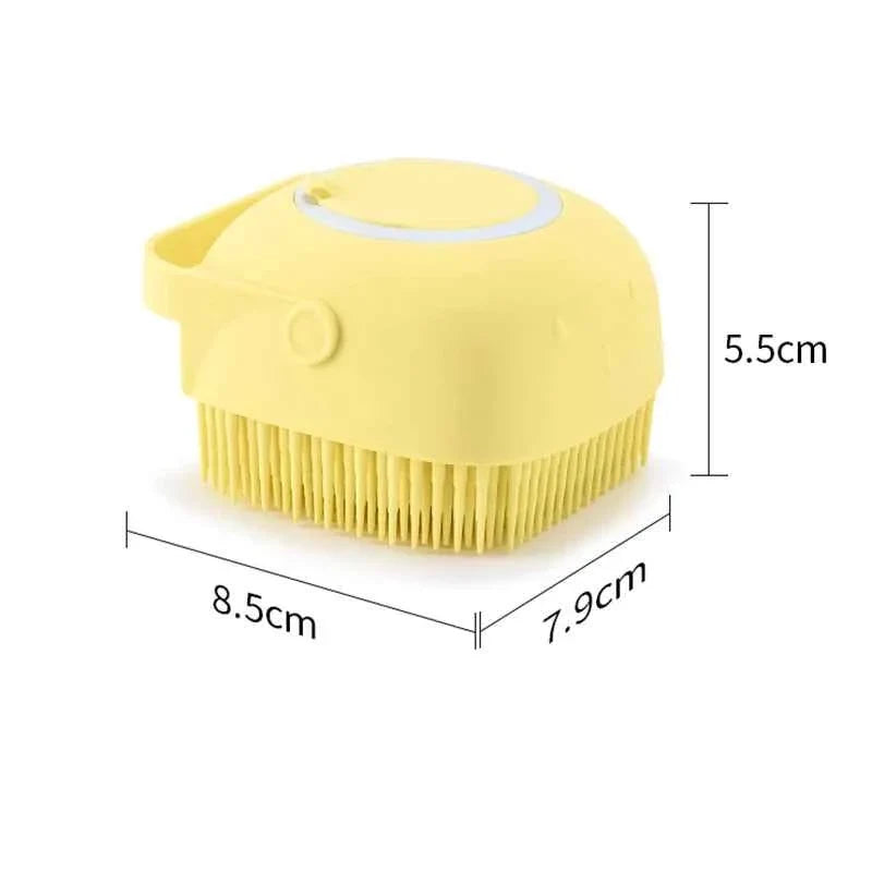 Soft Silicone Pet Bath & Massage Brush