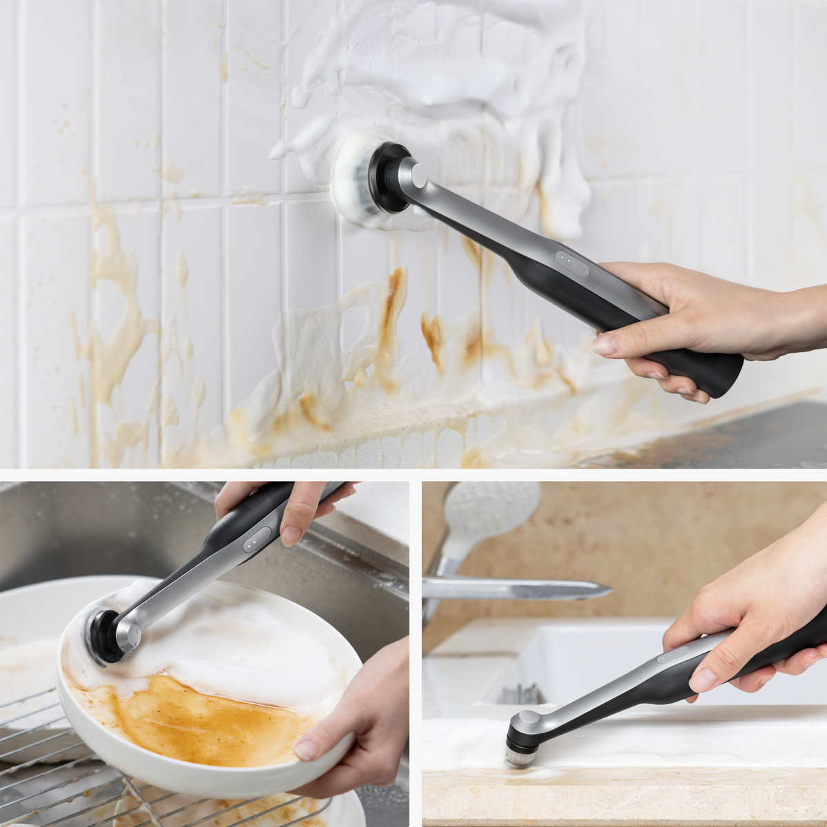 HOTO Wand™ Cordless Spin Scrubber