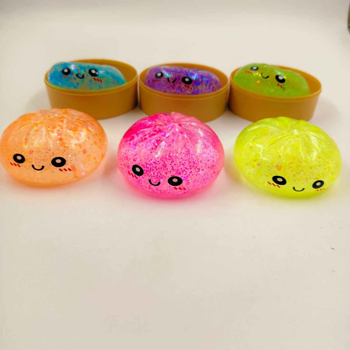 Mystery Glitter Dumpling Squishy
