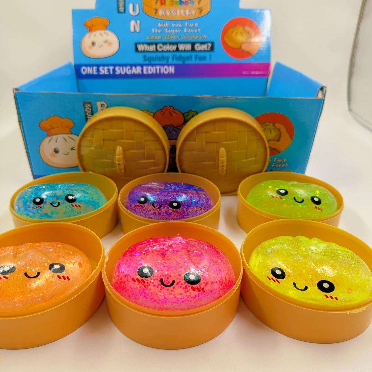 Mystery Glitter Dumpling Squishy