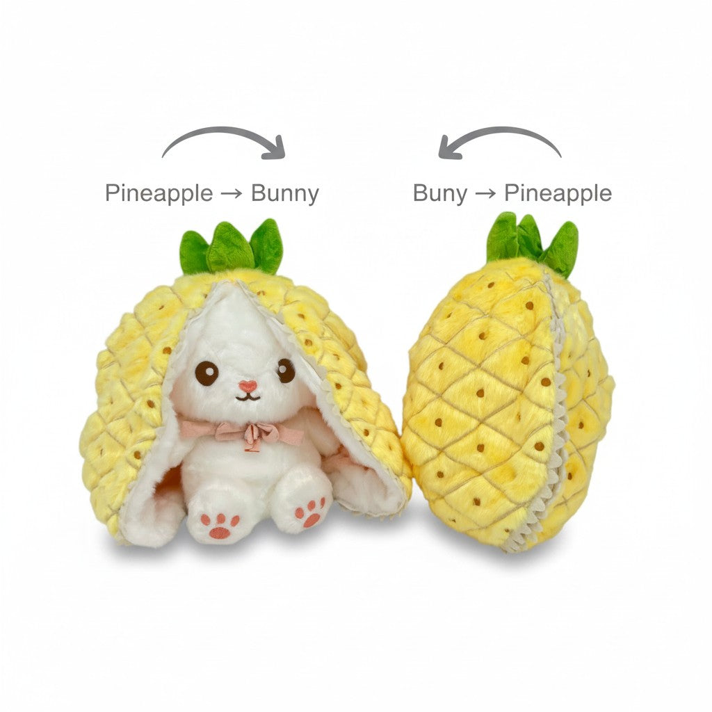 Reversible Fruit Bunny Plush