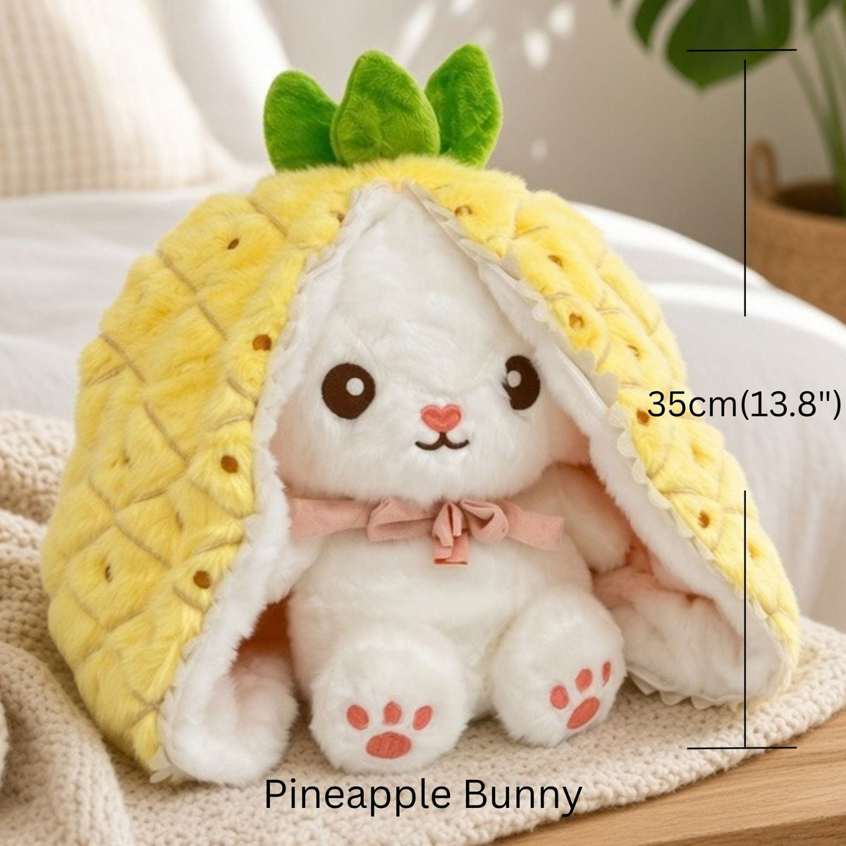 Reversible Fruit Bunny Plush