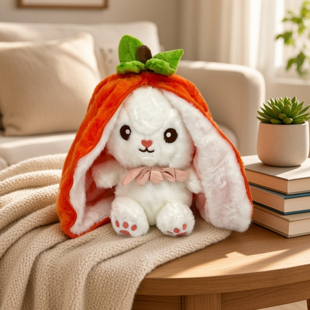 Reversible Fruit Bunny Plush