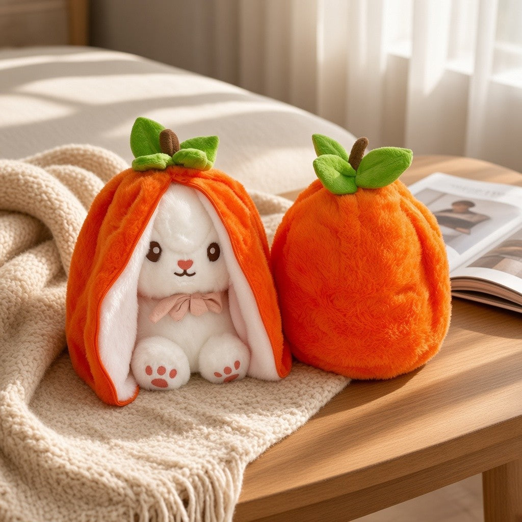 Reversible Fruit Bunny Plush