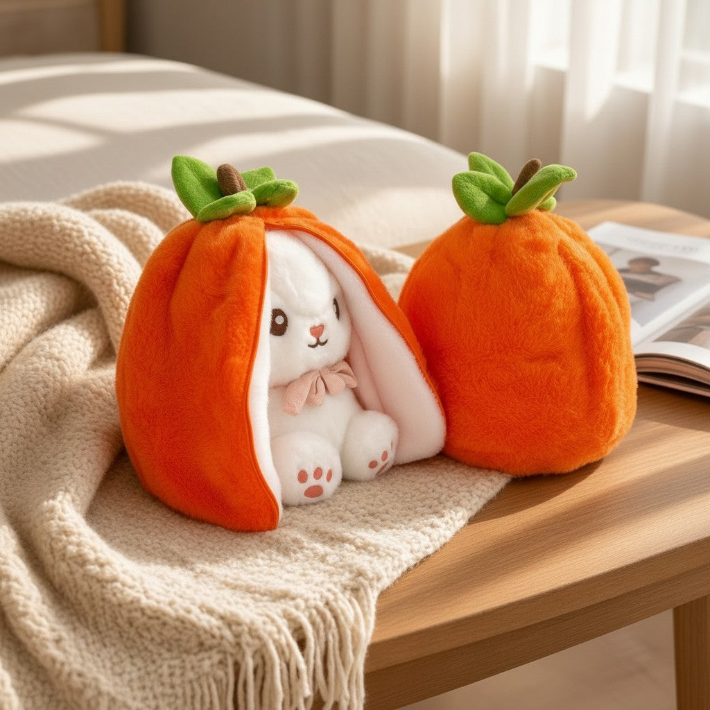 Reversible Fruit Bunny Plush