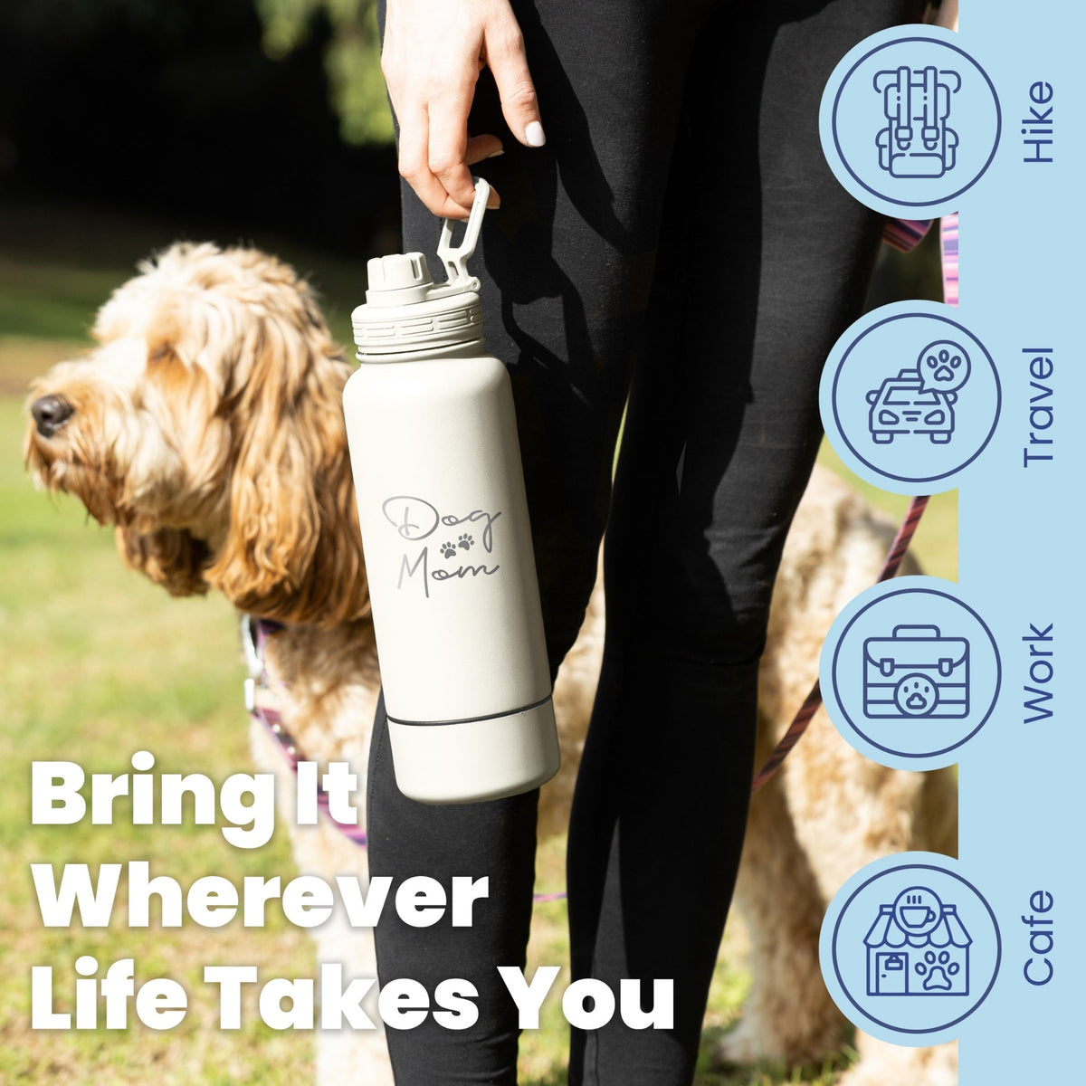 Rubyloo 2-in-1 Dog + Human Water Bottle