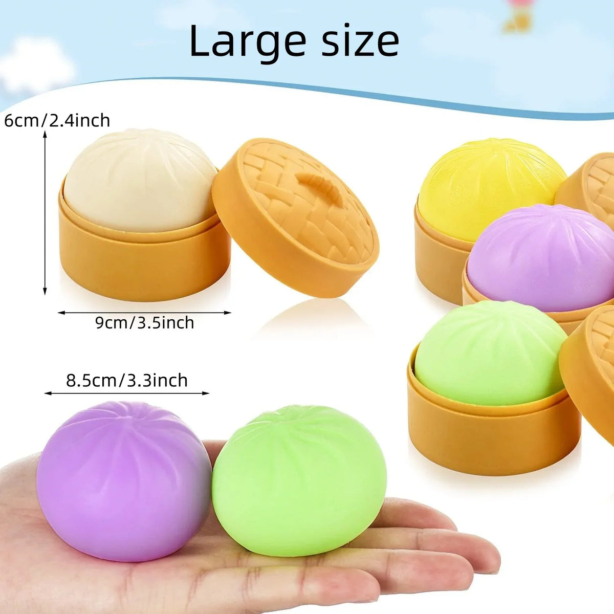 Dumpling Squishy + Mini Steamer