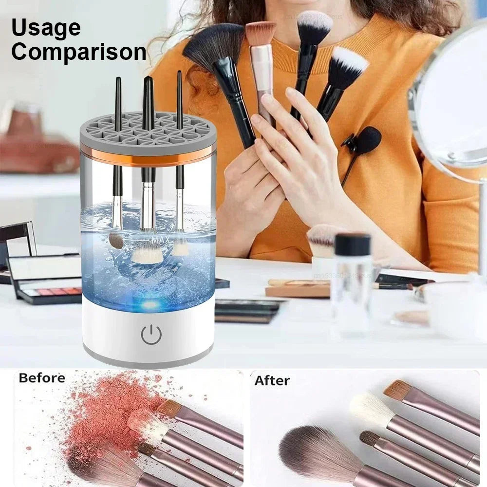3-in-1 USB Electric Makeup Brush Cleaner