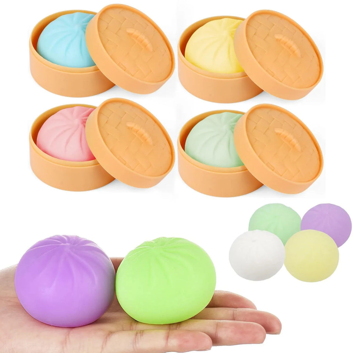 Dumpling Squishy + Mini Steamer