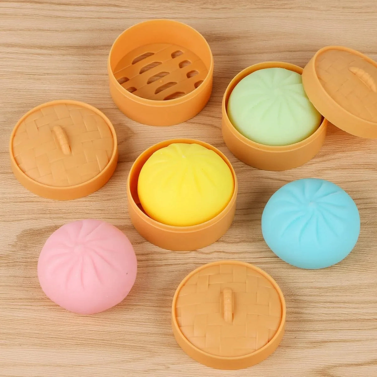 Dumpling Squishy + Mini Steamer