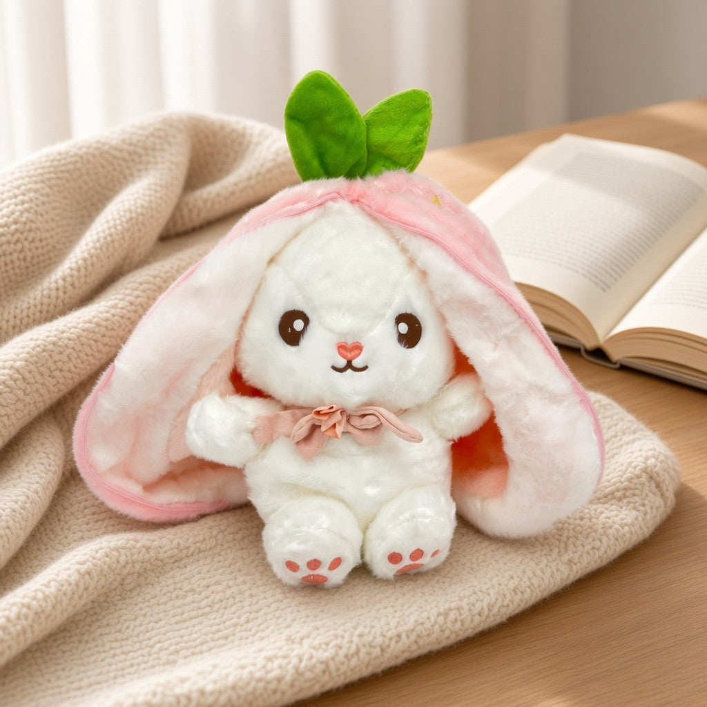 Reversible Fruit Bunny Plush