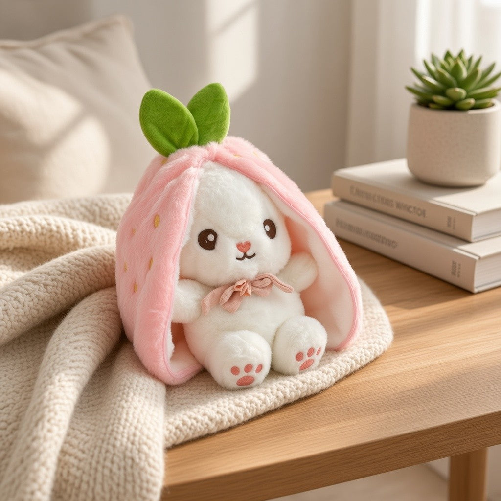 Reversible Fruit Bunny Plush