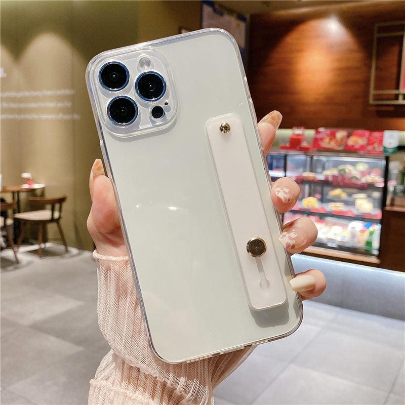 Silicone iPhone Case with Wrist Strap & Stand