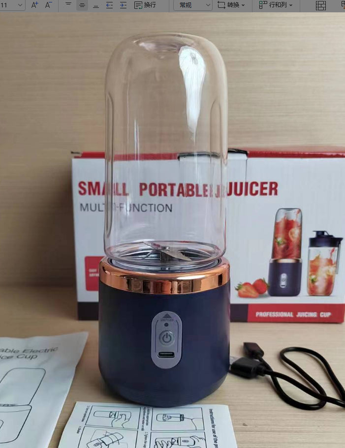6-Blade USB Rechargeable Portable Blender