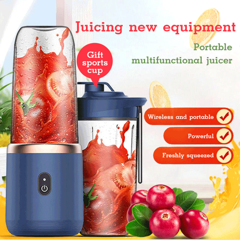 6-Blade USB Rechargeable Portable Blender