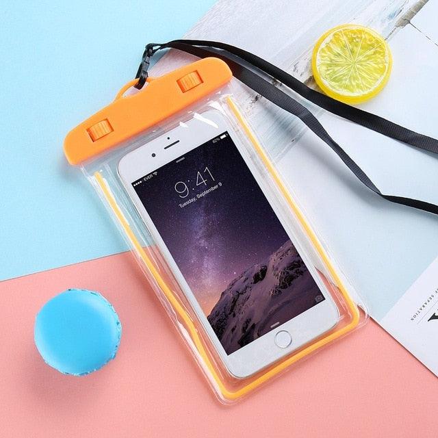 Universal Waterproof Phone Pouch + Strap