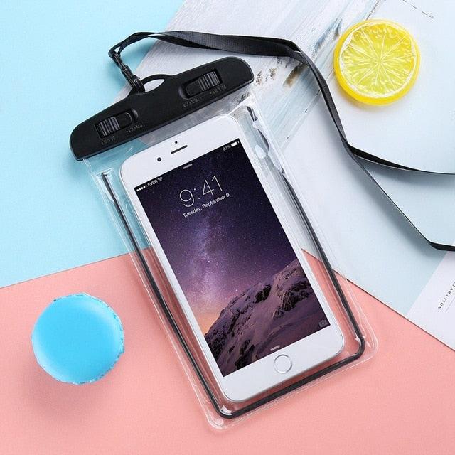 Universal Waterproof Phone Pouch + Strap