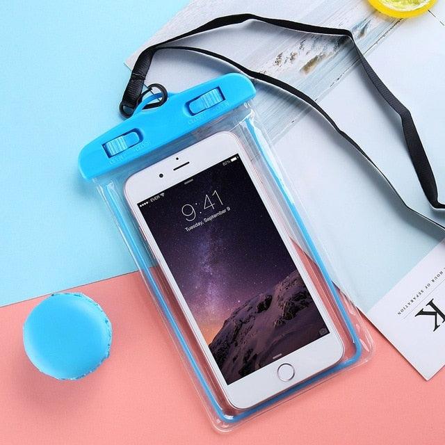 Universal Waterproof Phone Pouch + Strap