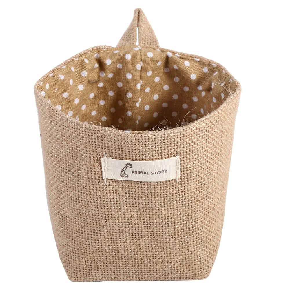 Cotton-Linen Hanging Pocket Organizer