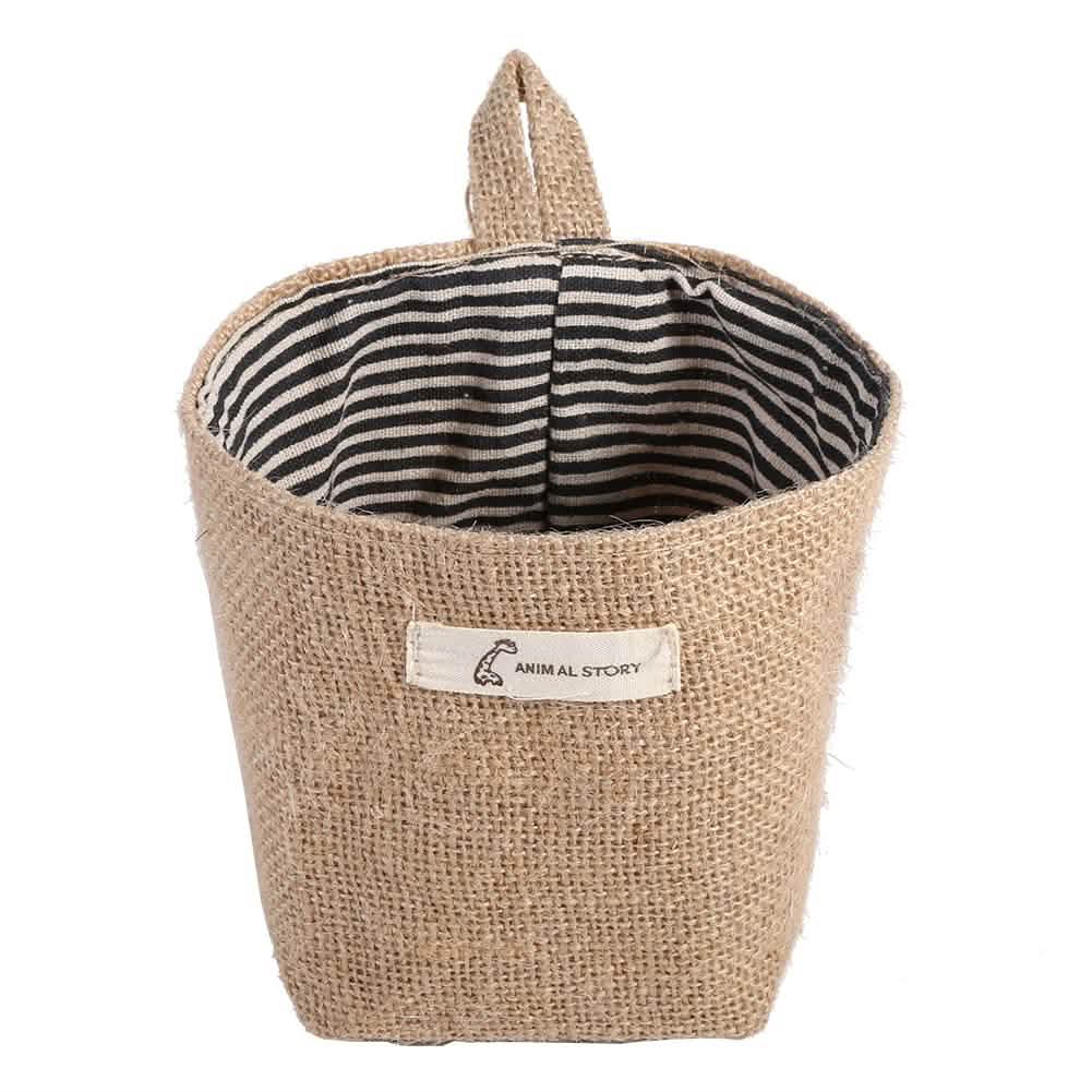 Cotton-Linen Hanging Pocket Organizer