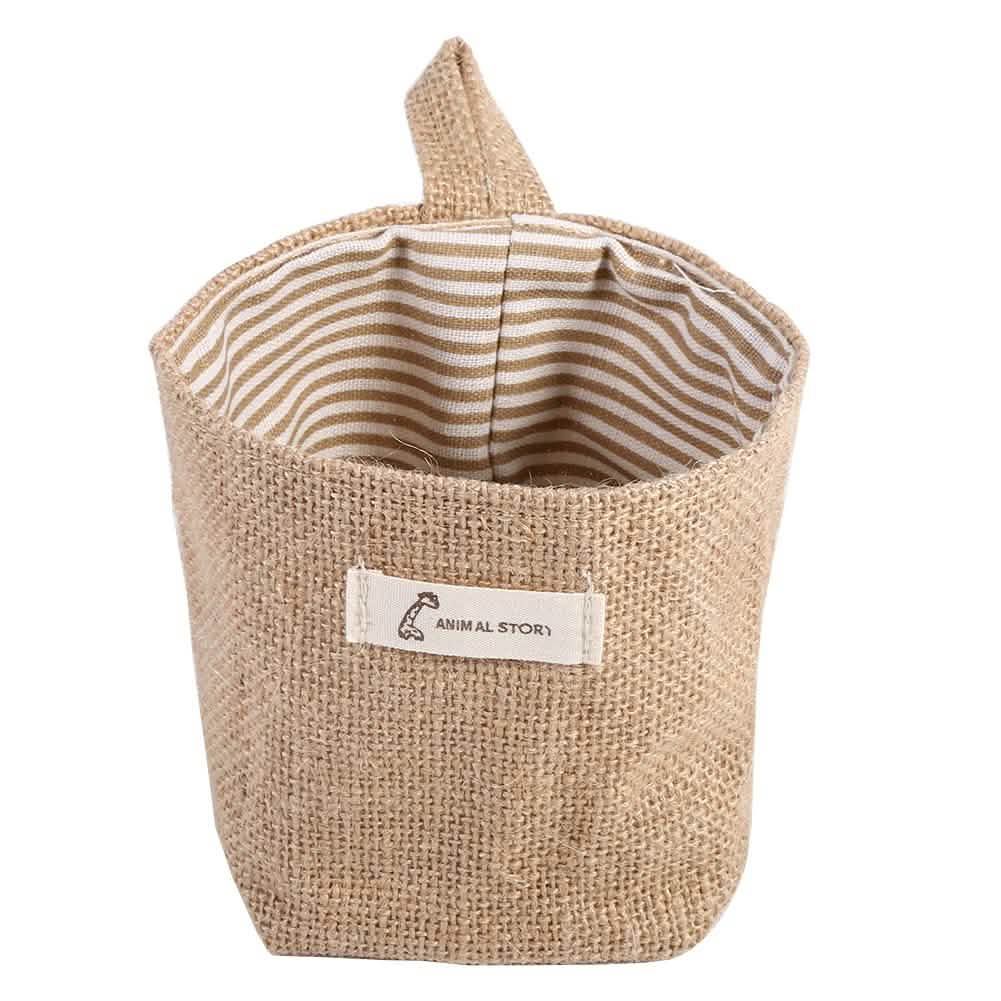 Cotton-Linen Hanging Pocket Organizer