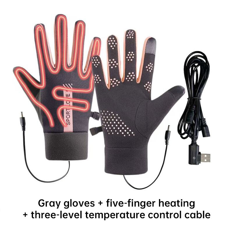 Touchscreen Heated Winter Gloves