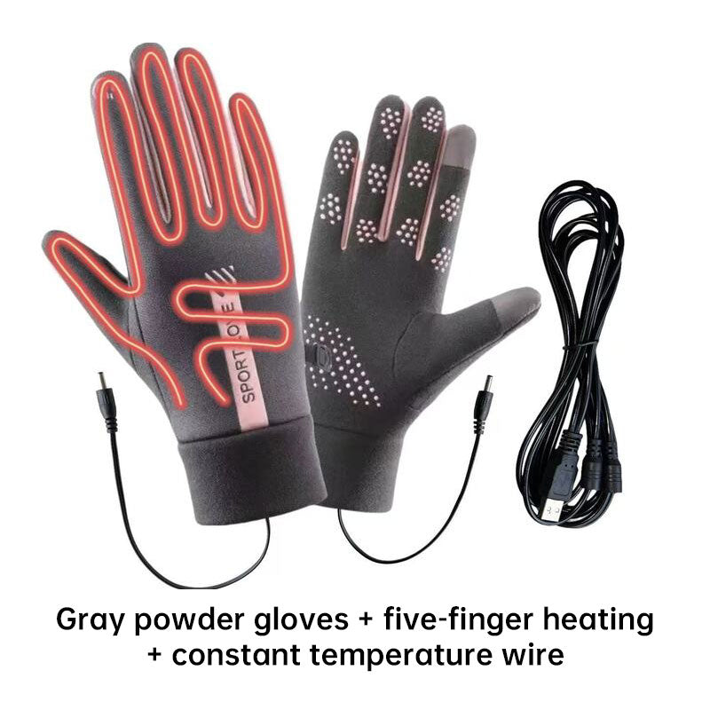 Touchscreen Heated Winter Gloves