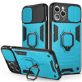 360° Ring Kickstand iPhone Case with Camera Cover