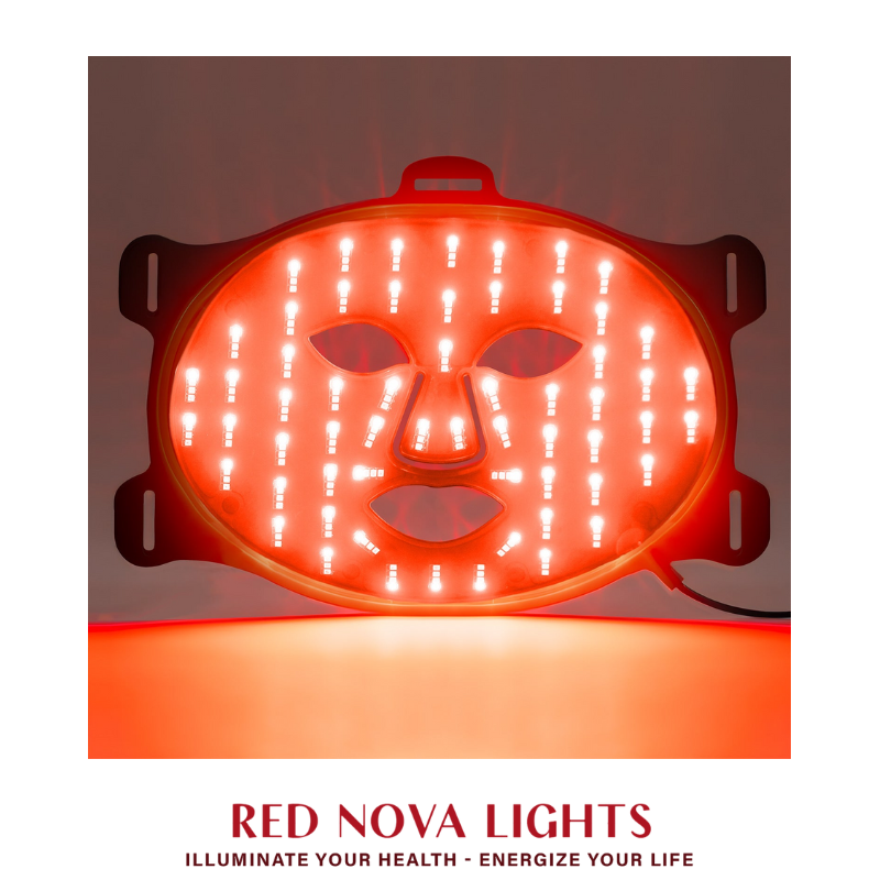 Red Nova Lights LED Face Mask – Red, Blue, Yellow & Near-Infrared Light