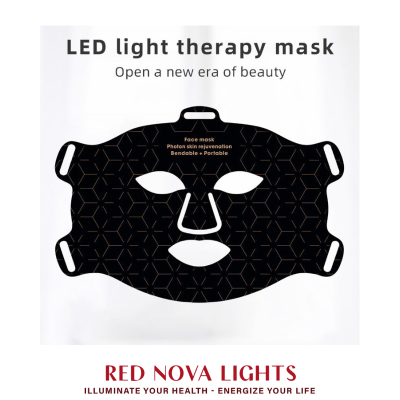 Red Nova Lights LED Face Mask – Red, Blue, Yellow & Near-Infrared Light