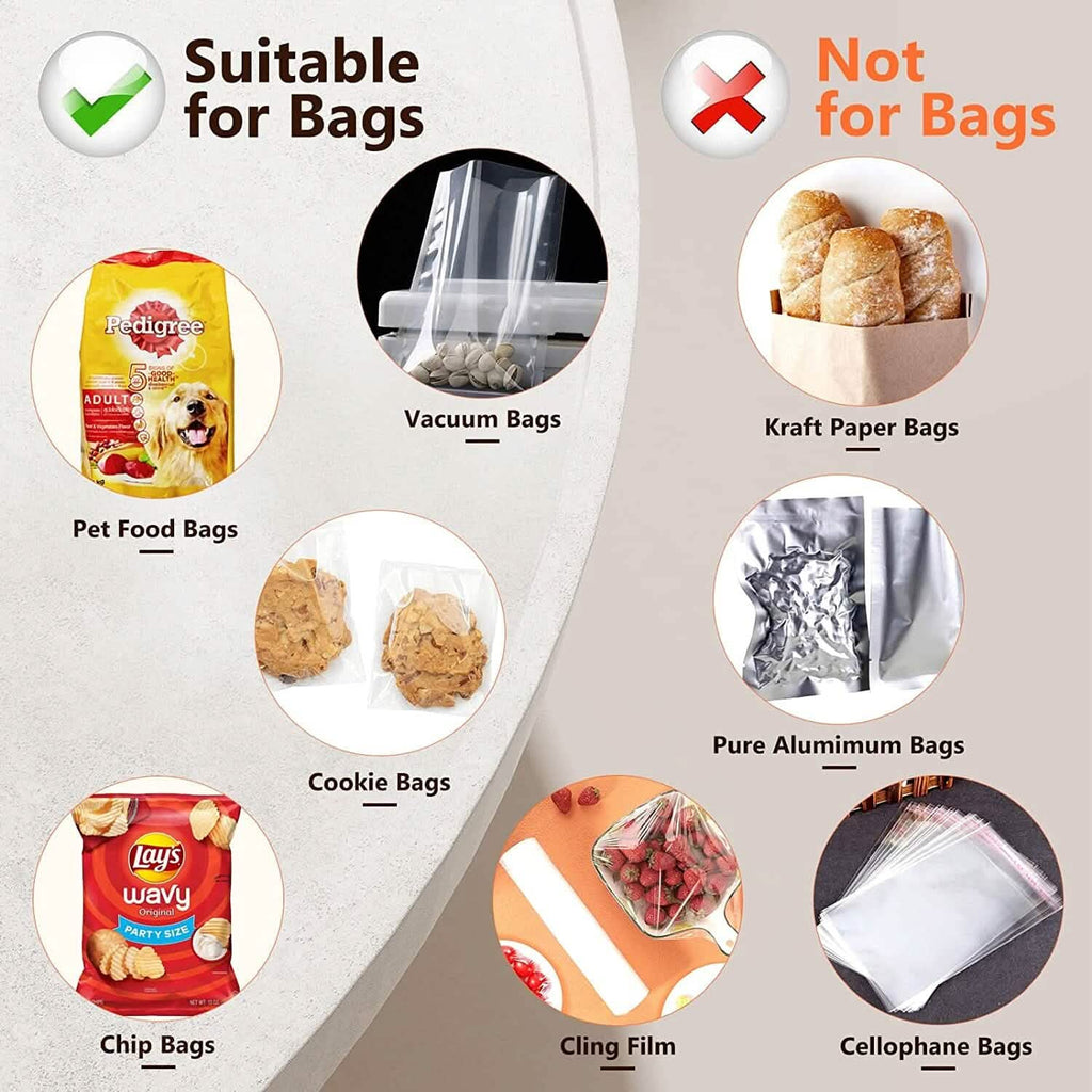 Rechargeable 2-in-1 Mini Bag Sealer & Cutter
