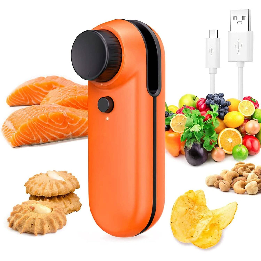 Rechargeable 2-in-1 Mini Bag Sealer & Cutter