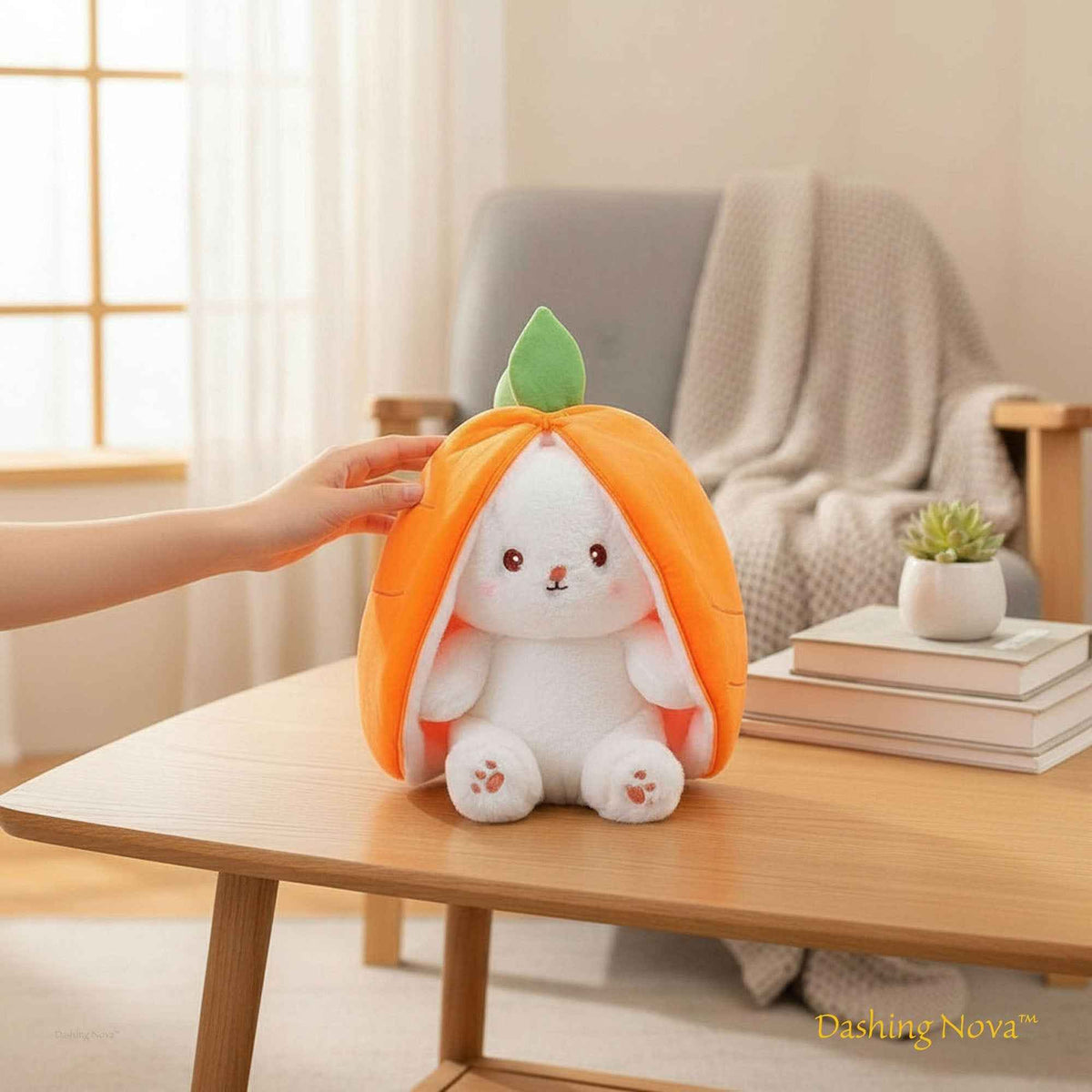 Reversible Fruit Bunny Plush