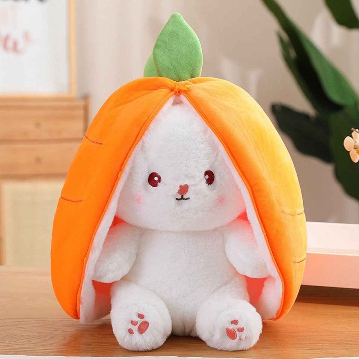 Reversible Fruit Bunny Plush