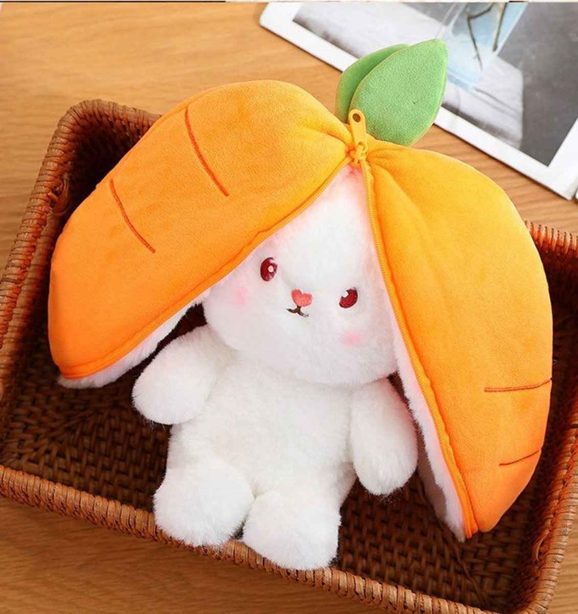 Reversible Fruit Bunny Plush