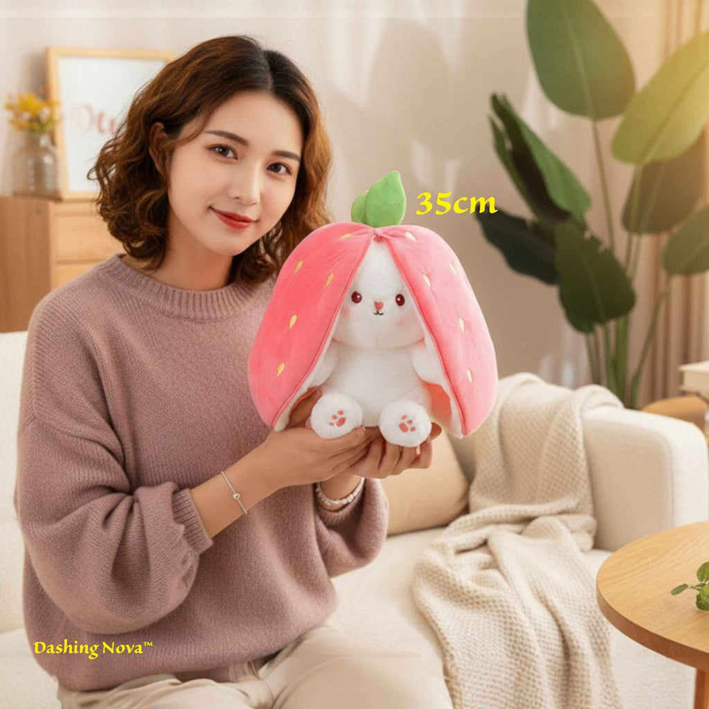 Reversible Fruit Bunny Plush