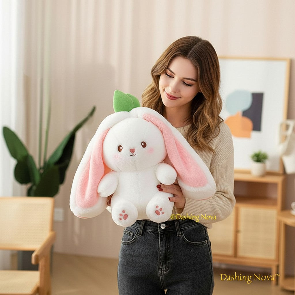 Reversible Fruit Bunny Plush